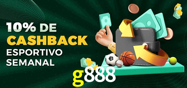 10% de bônus de cashback na g888